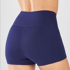 Fabletics High-Waisted Solid Powerhold Shorts